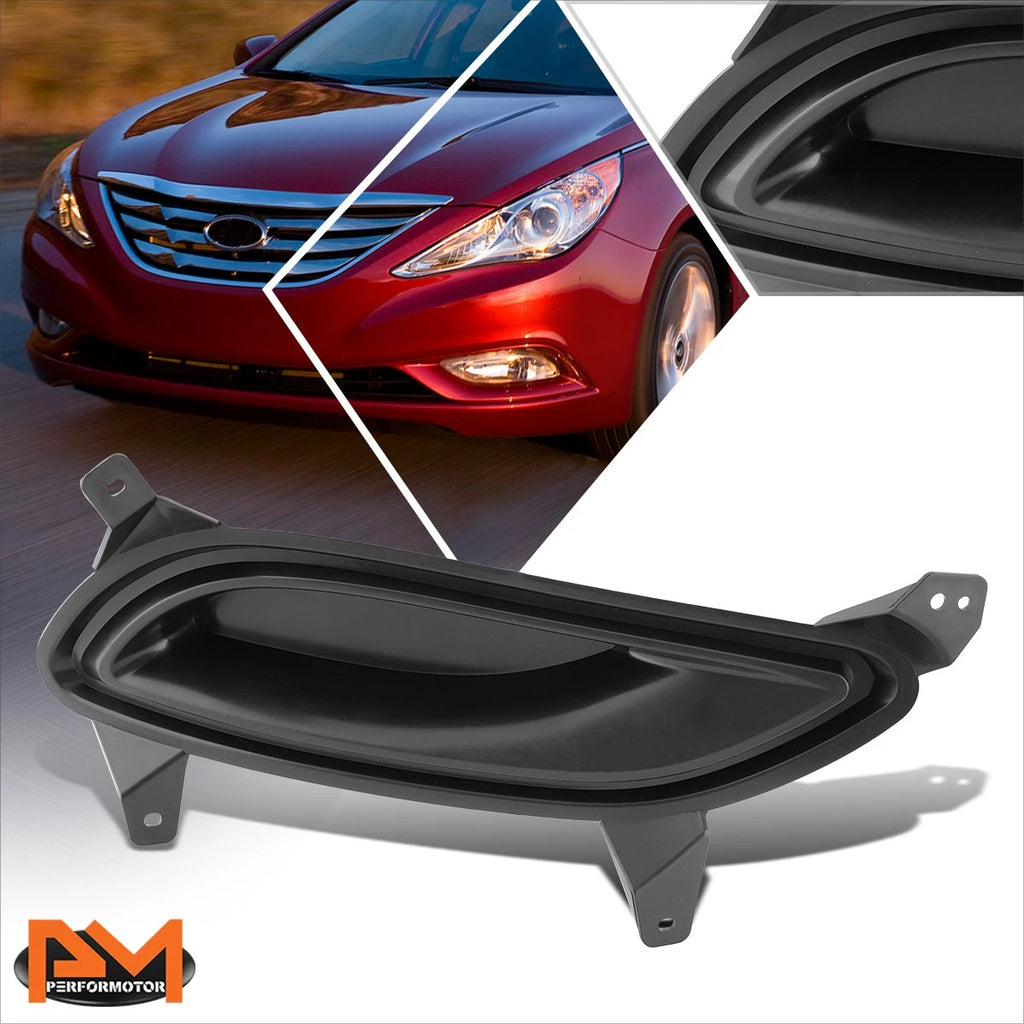 Fog Light Cover for Hyundai Sonata (2011–2013) Right Side Black