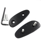 Mirror Block Off Base Plates for Suzuki GSX-R 600 750 1000 (2001–2004) Black