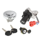 Ignition Switch Fuel Cap Seat Lock Keys for Yamaha V-Star 650 1100 (1999–2016)