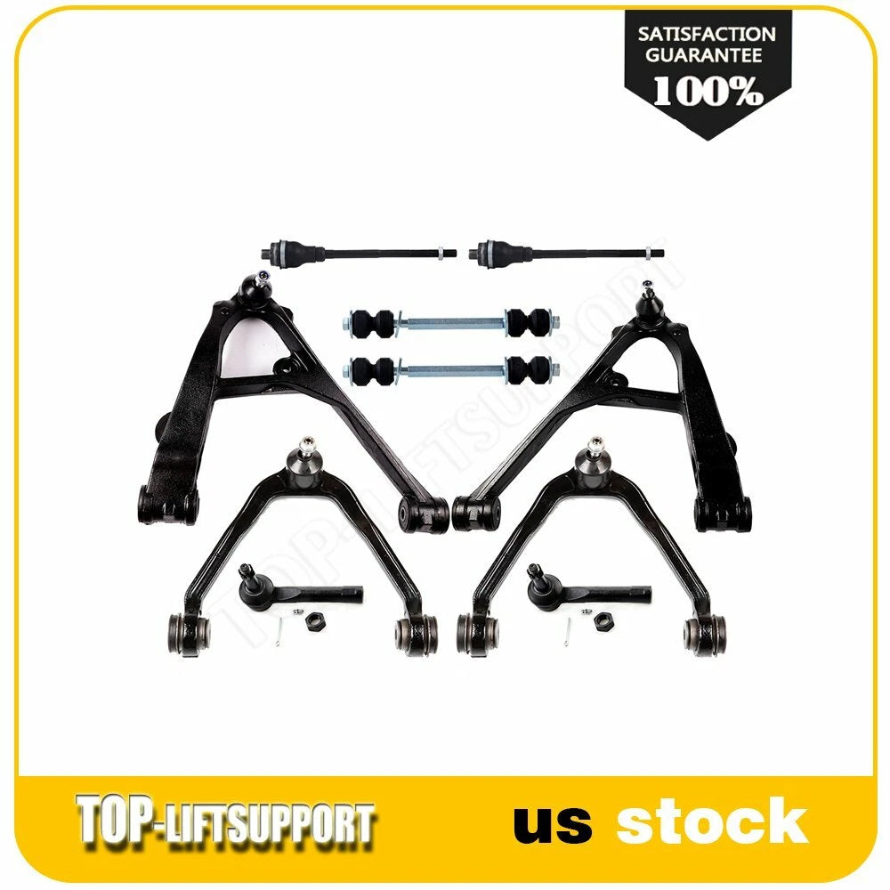Set of 10 Front Control Arm Tie Rod Ends for Chevrolet Tahoe (2001–2006)