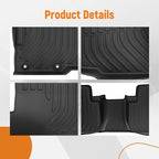 Black Anti-Slip Floor Mats for Mitsubishi Outlander (2014–2021)