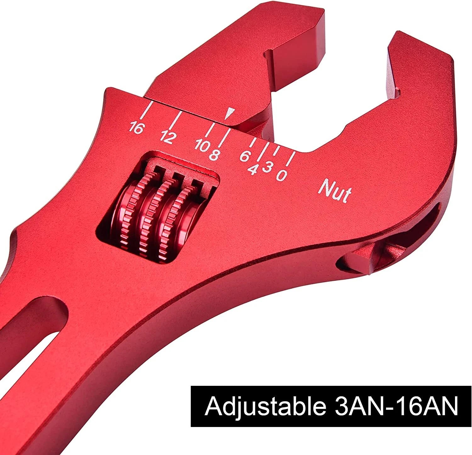 Adjustable Wrench 3AN-16AN Aluminum Spanner Tool for Hose End Fitting