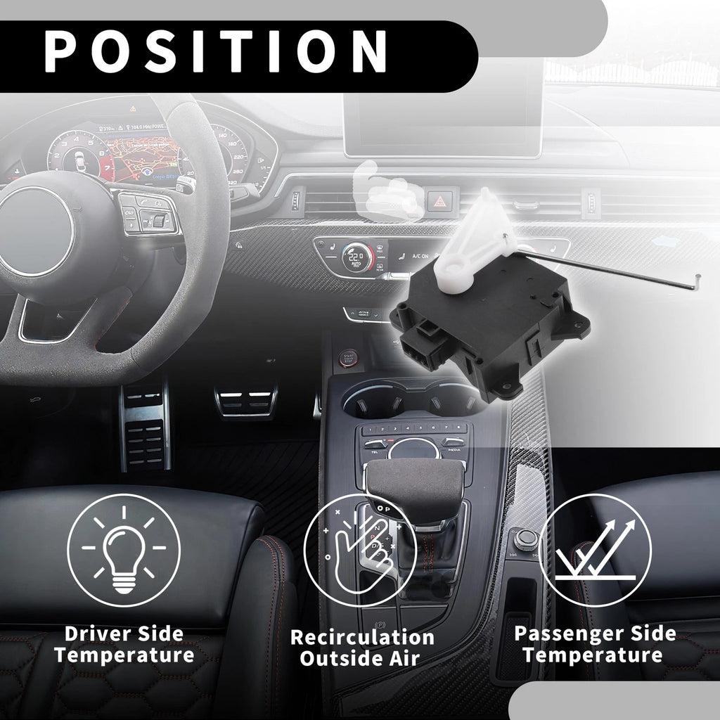 2X No.79160S0XA01 HVAC Heater Blend Door Actuator for Honda Odyssey (2002–2004)