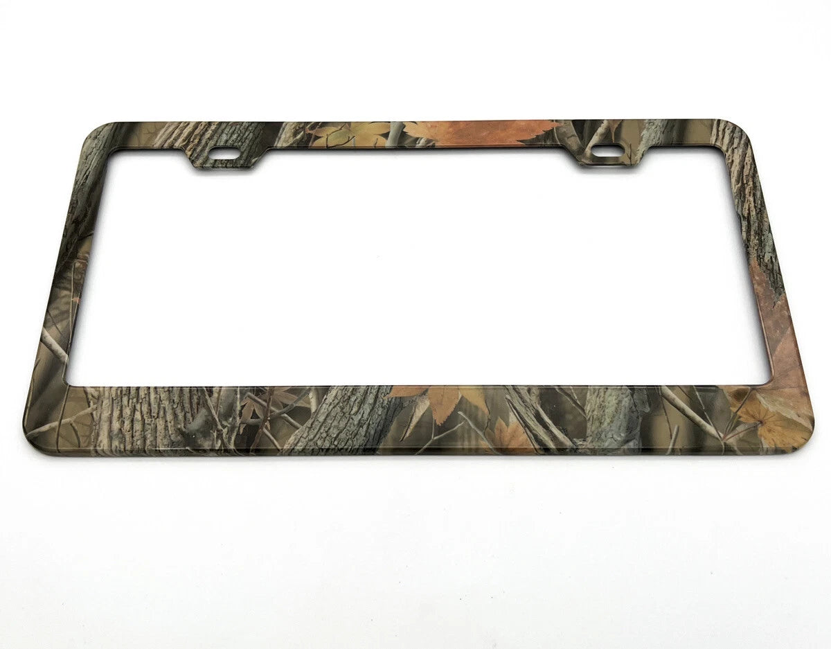Camouflage Metal License Plate Frame for Car Truck SUV
