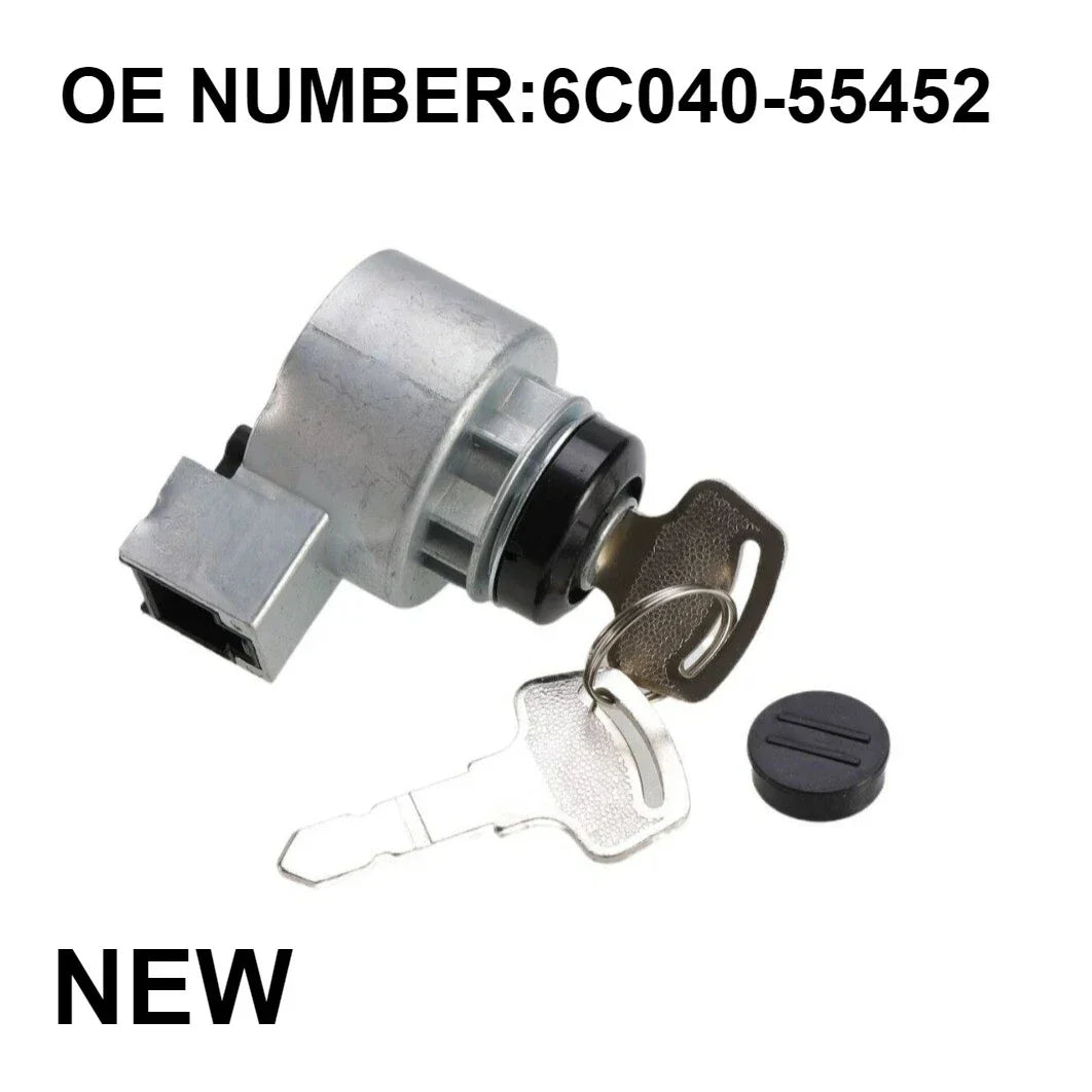 Ignition Switch & 2 Keys for Kubota B2400 B2100 B7500 B1700 (2000–2010)