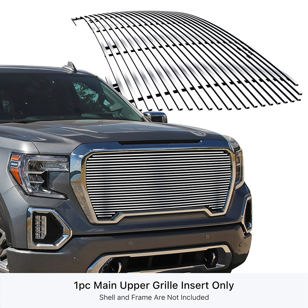 Stainless Chrome Billet Grille Insert for GMC Sierra 1500 (2019-2021)