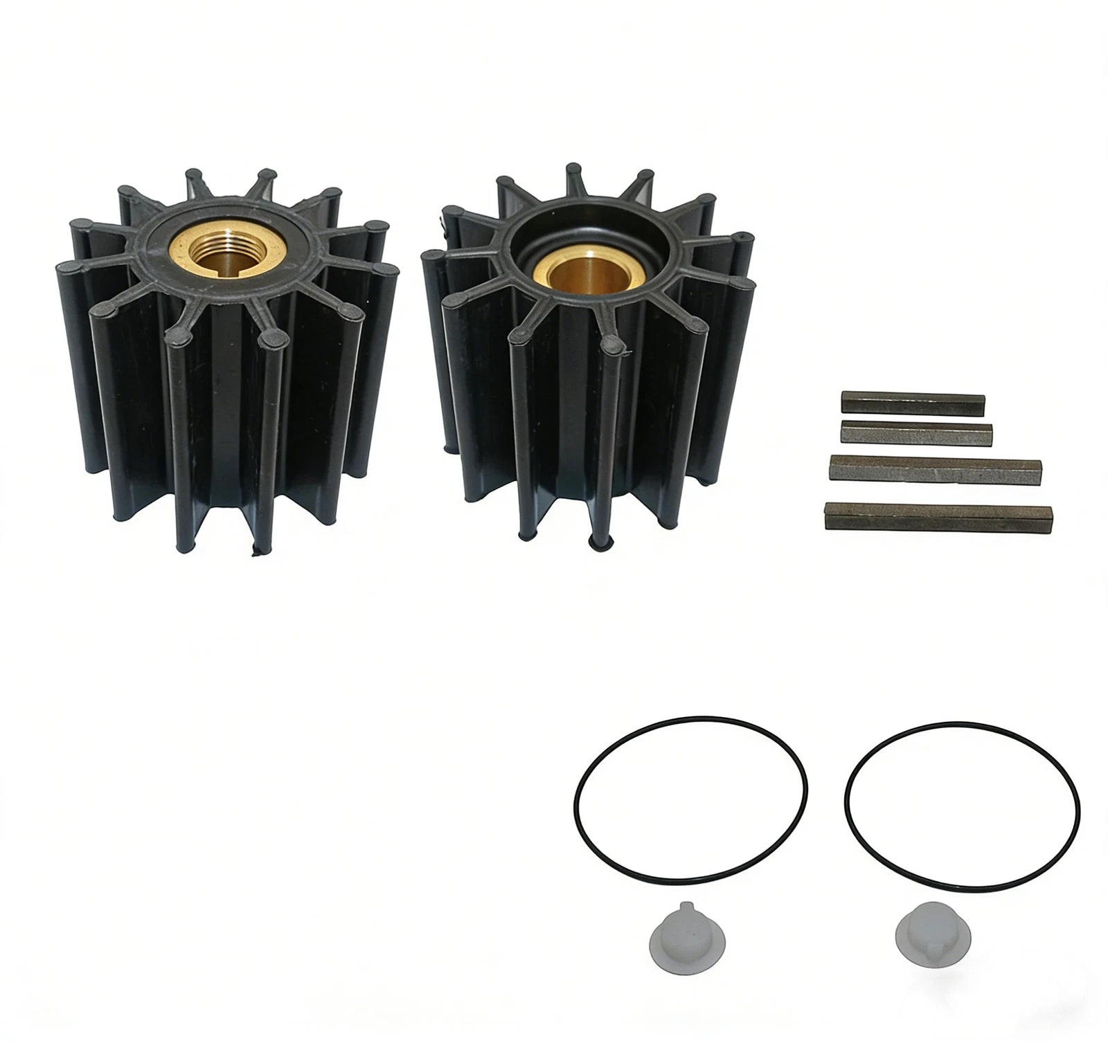 2X Neoprene 12 Blade P Impeller Kit for Sherwood (Replace 17000K)