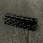 10 Hole Drill Guide for PVC Pipe 15mm Precision Spacing