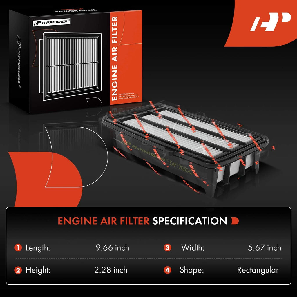 Engine & Activated Carbon Cabin Air Filter for Honda CR-V (2017-2022)