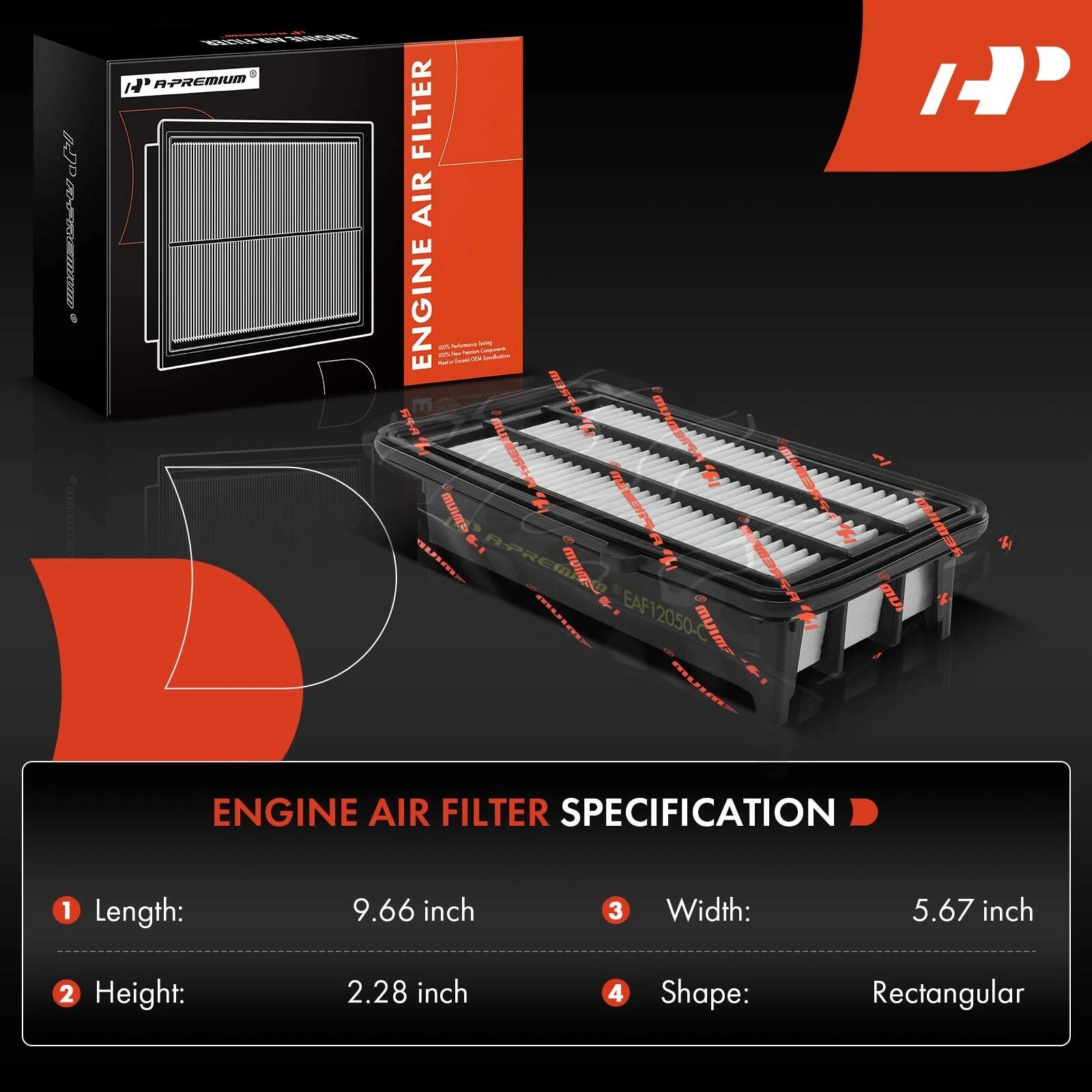 Engine & Activated Carbon Cabin Air Filter for Honda CR-V (2017-2022)