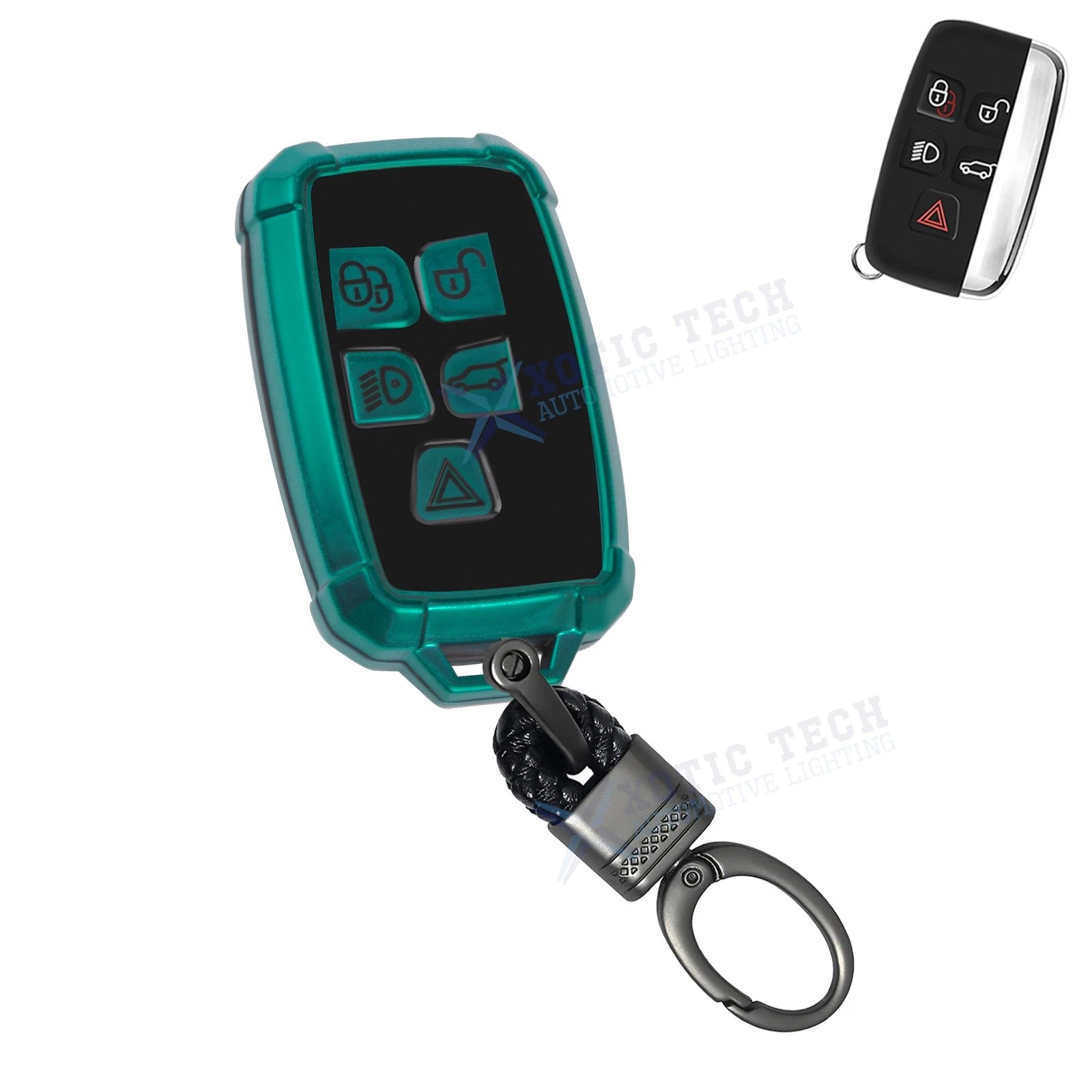 Soft TPU Remote Key Fob Skin Case for Range Rover Discovery (2015–2022)