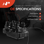 Ignition Coil Pack and 6 Spark Plug Wires for Ford Explorer (2002-2010)