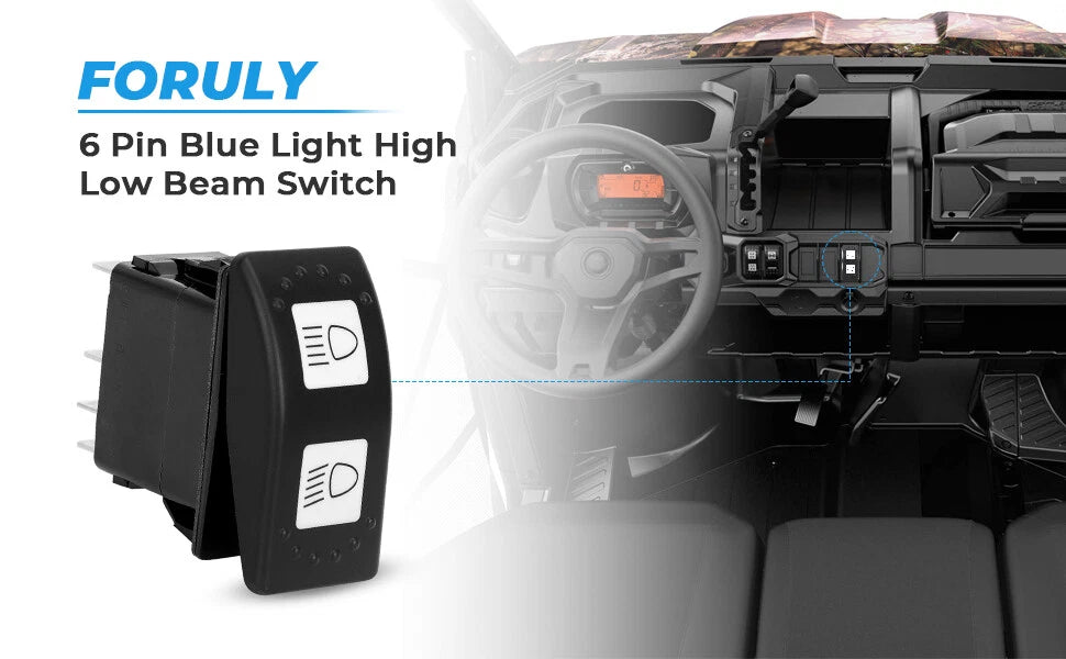 Headlight High Low Beam Switch for Can Am Commander Maverick (2011–2017) 710001725