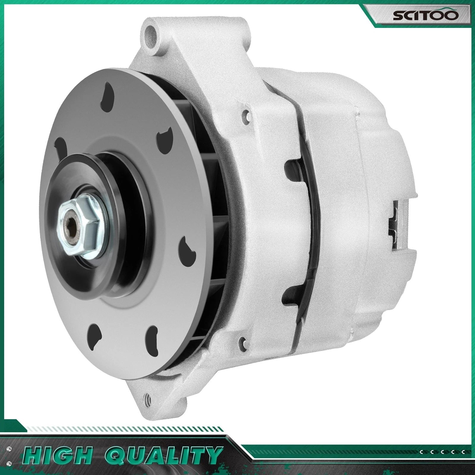 140 Amp High Output Alternator for Buick GMC 1972–1973 (Delco 12SI 1-Wire)