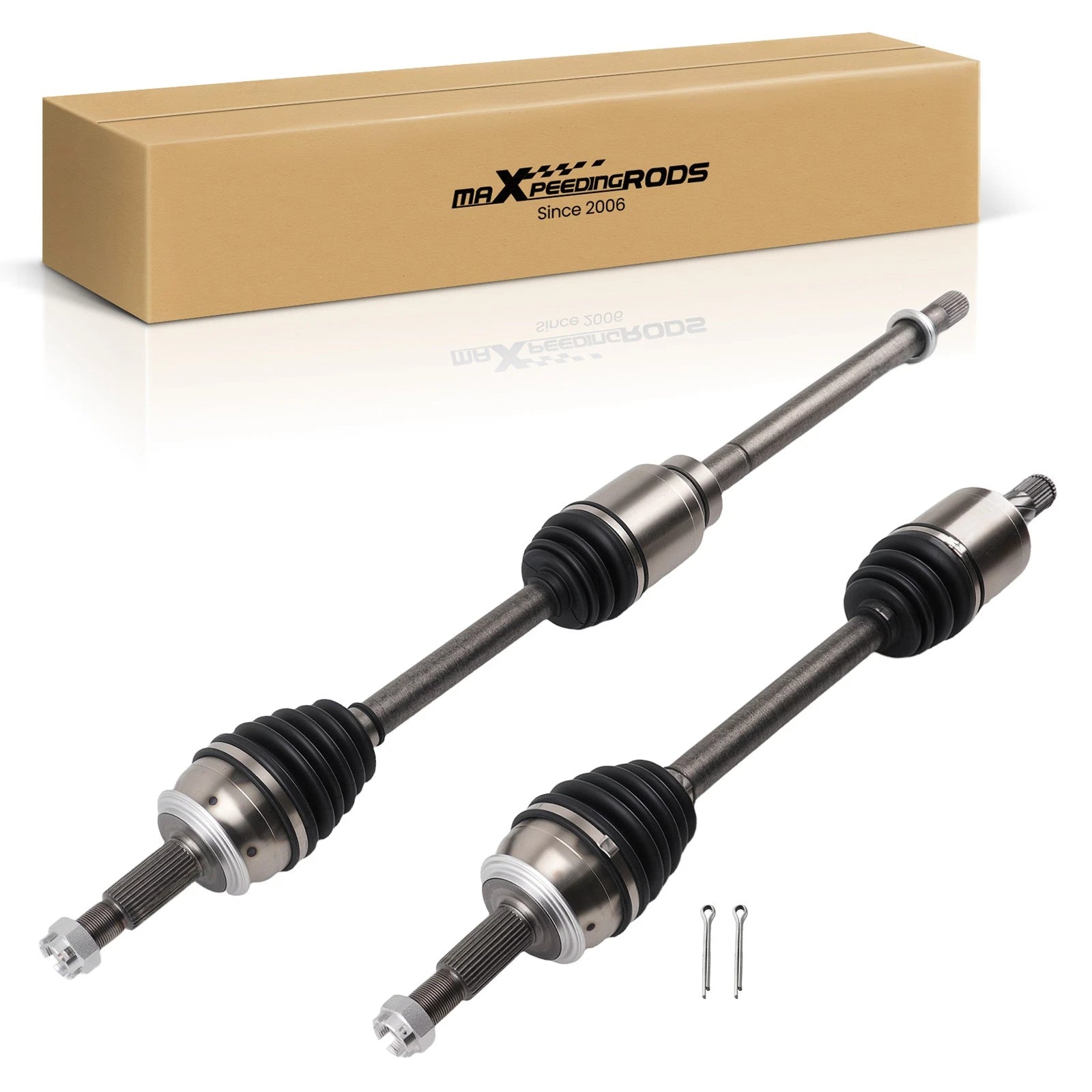 2X Front CV Axles for Nissan Rogue (2017–2020) FWD