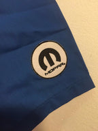Mechanic Style Button-Up Shirt with 1972 Mopar Logo for Red White Blue
