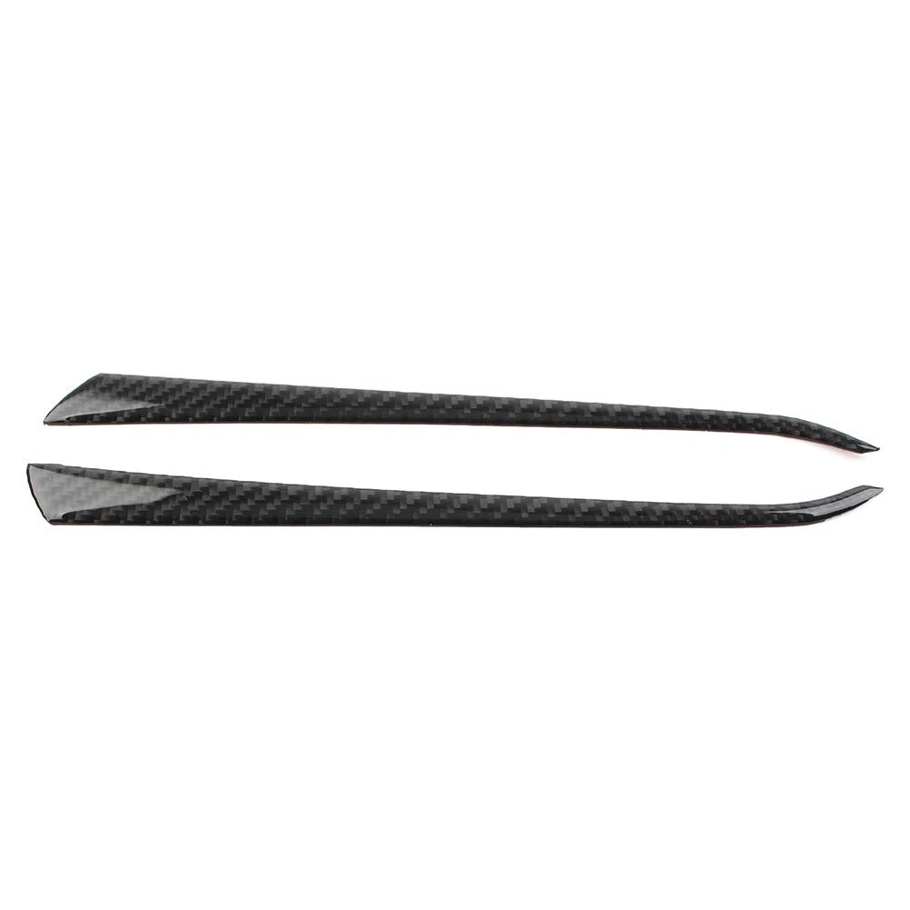 2X Rear View Side Mirror Strip Trim for Chevrolet Equinox (2018–2021) Carbon Fiber