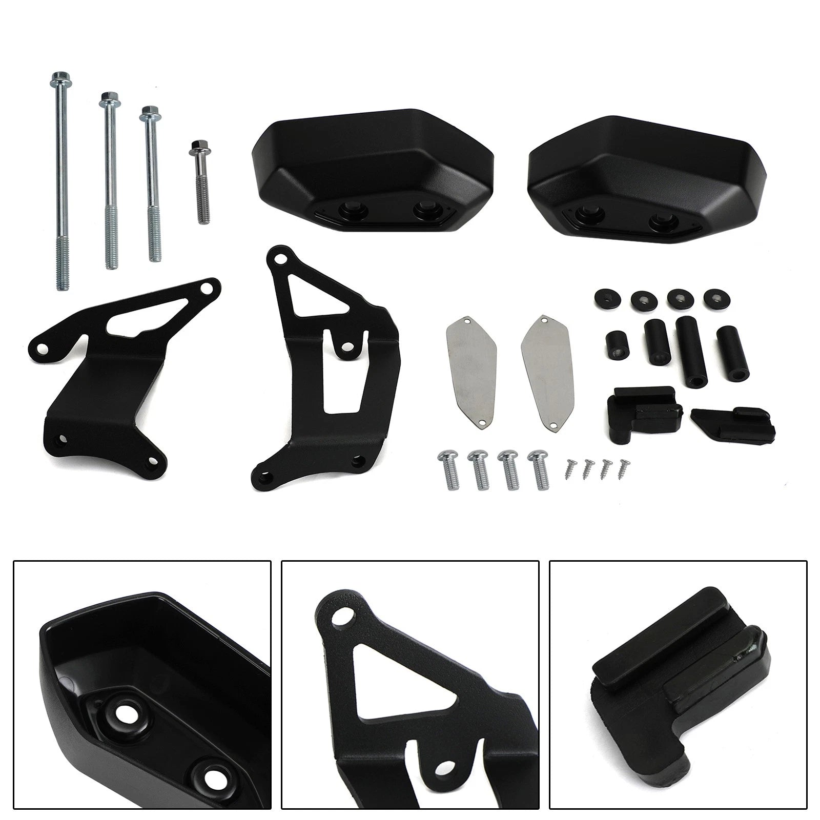 Plastic Engine Protector Covers for Yamaha YZF R15 V4 (2021–2023)