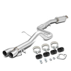 Stainless Dual 3"OD Catback Exhaust System for Ford Fiesta ST (2014–2018)