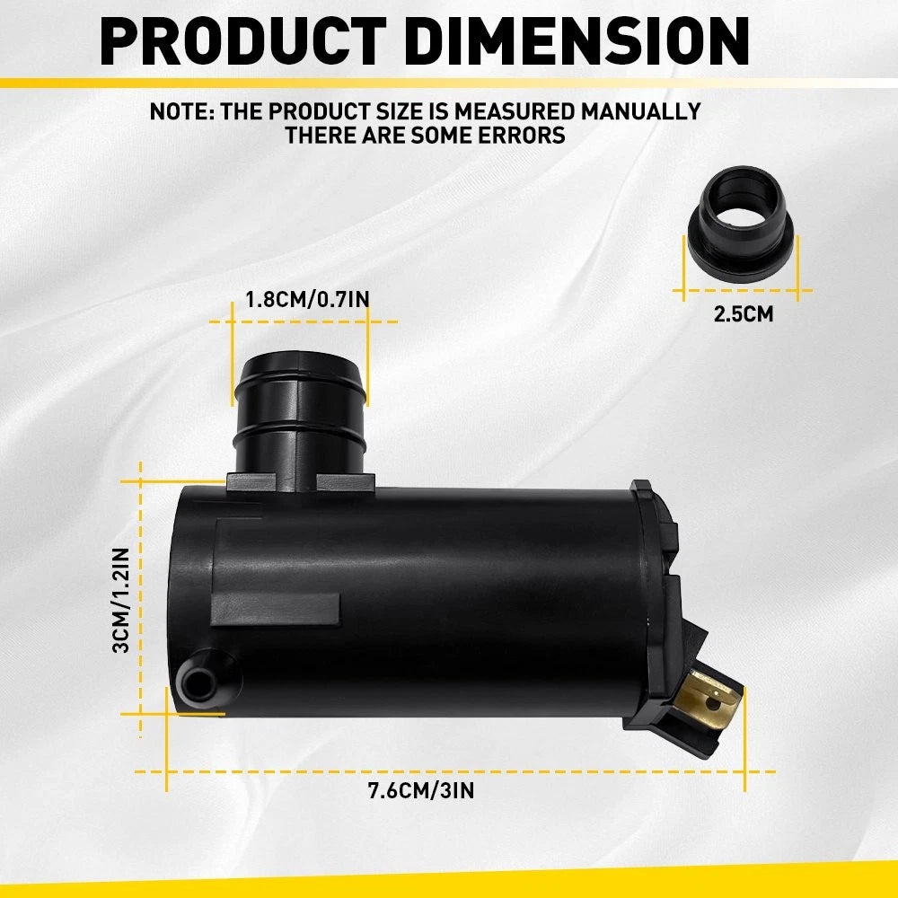 Washer Pump 2205140 for Polaris Ranger XP 1000 900 EPS Crew 570 (2018–2025)