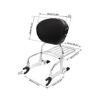 Sissy Bar Mounting Spools for Indian Chieftain (2014–2023)