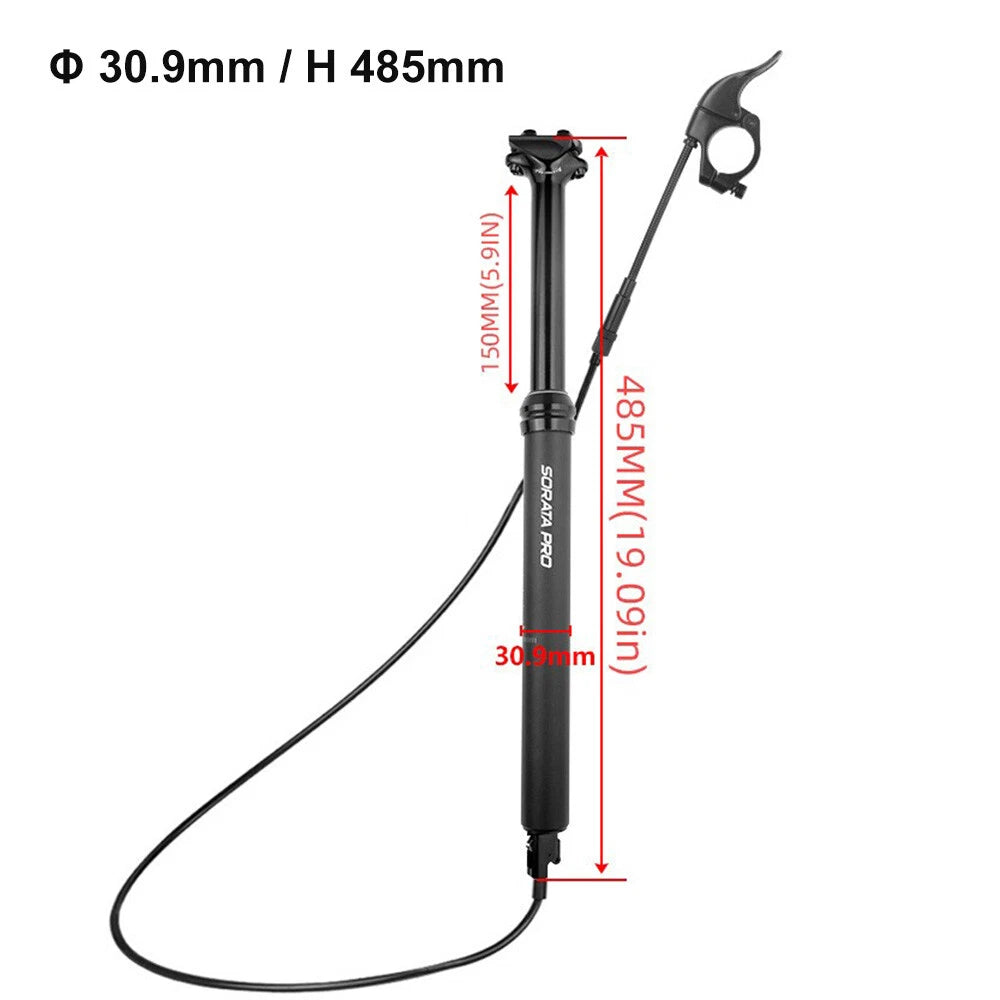 30.9mm Dropper Seat Post for MTB (Internal/External Cable Routing)