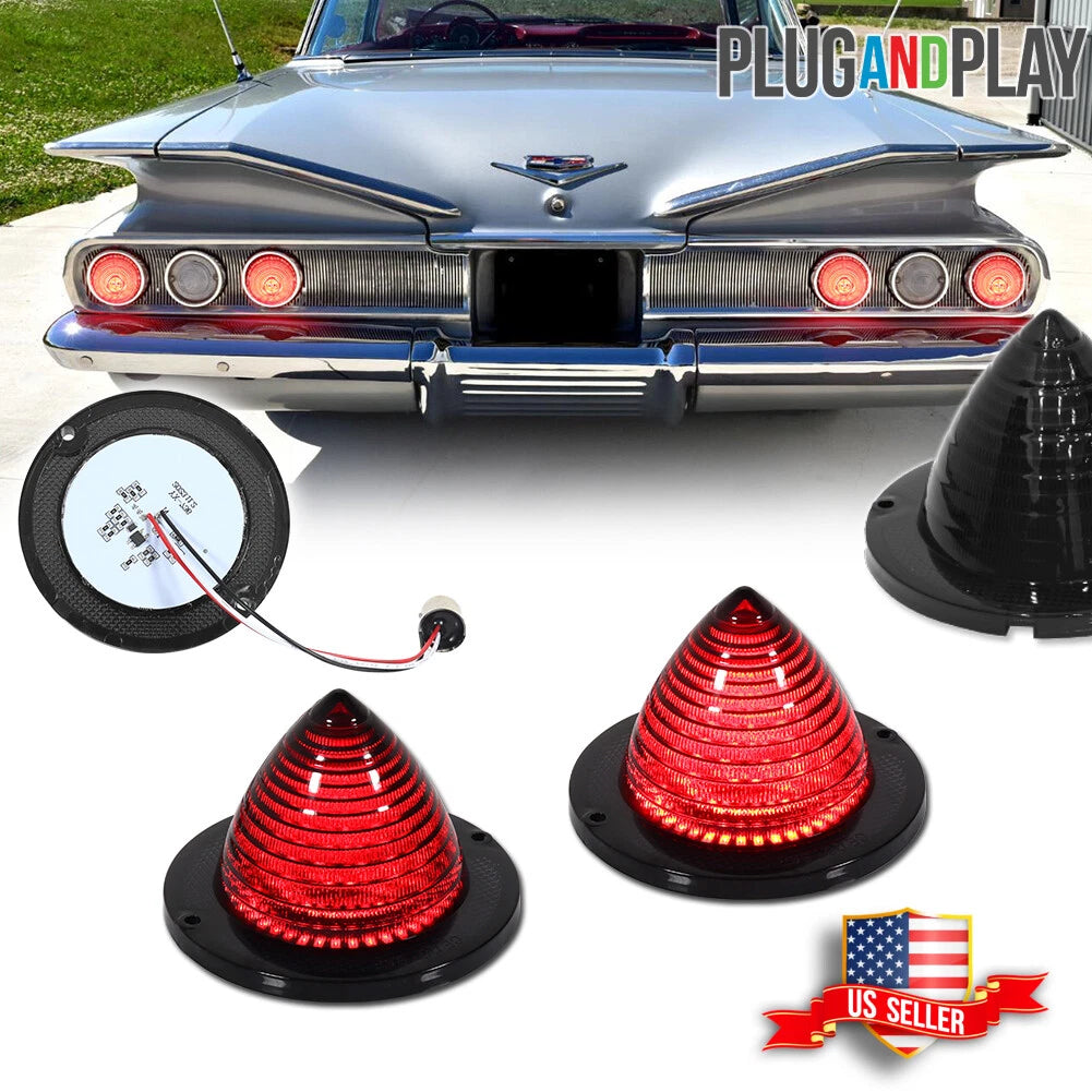 LED Tail Brake Lights for 1960–1961 Impala Bel Air Biscayne El Camino