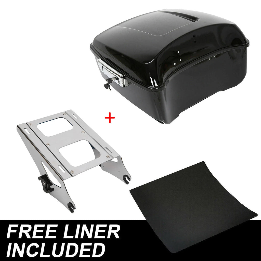 King Luggage Trunk Mount Rack for Harley Touring Road Glide (2014–2024)