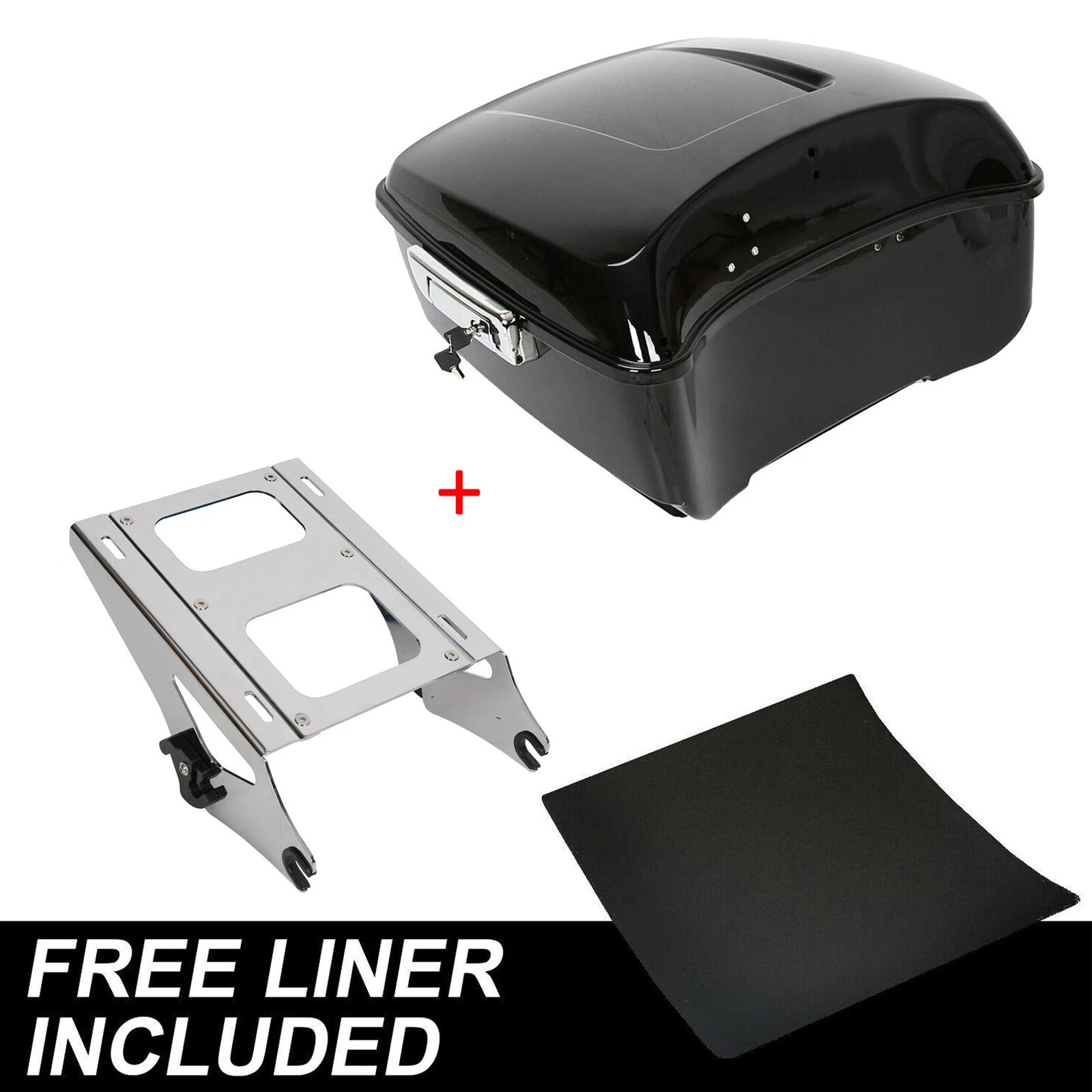 King Luggage Trunk Mount Rack for Harley Touring Road Glide (2014–2024)