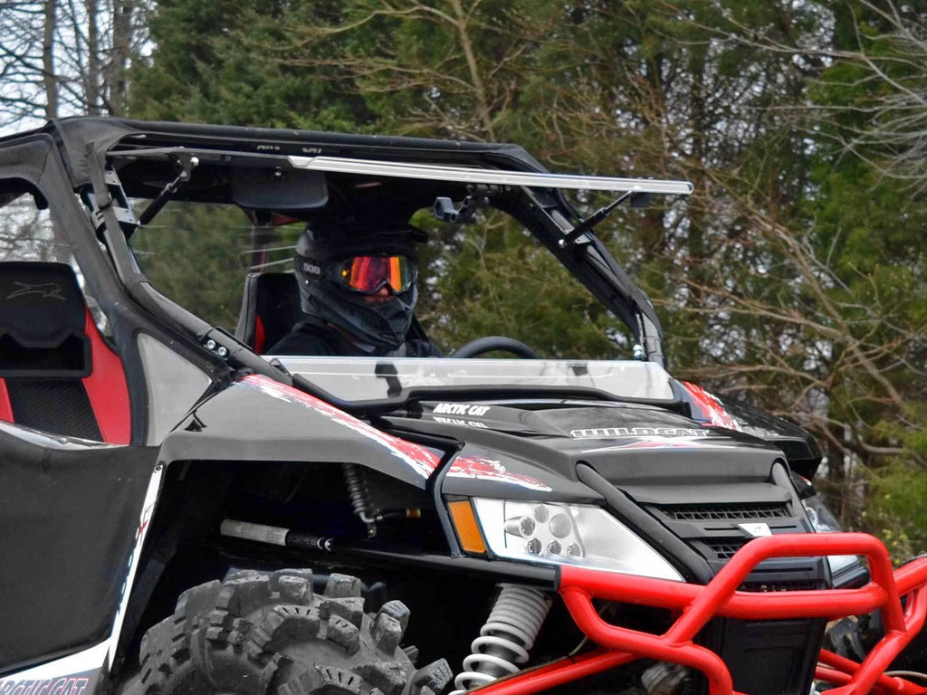 Scratch Resistant Flip Windshield for Arctic Cat Wildcat 1000 (2013–2020)