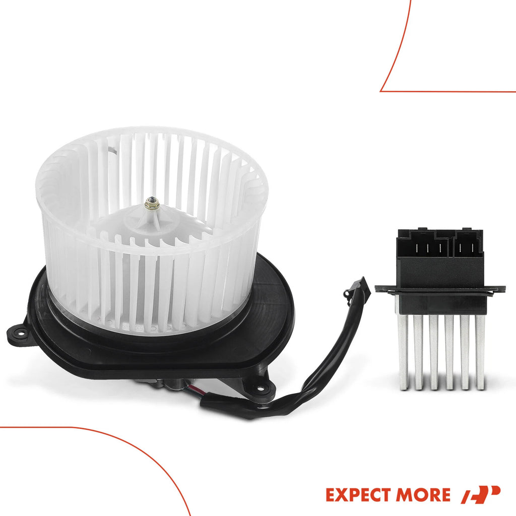 Front HVAC Blower Motor & Resistor Kit for Jeep Grand Cherokee (2005–2008)