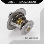 Engine Coolant Thermostat for Volkswagen Golf 1.6L (1985–1988) No. 068121113H