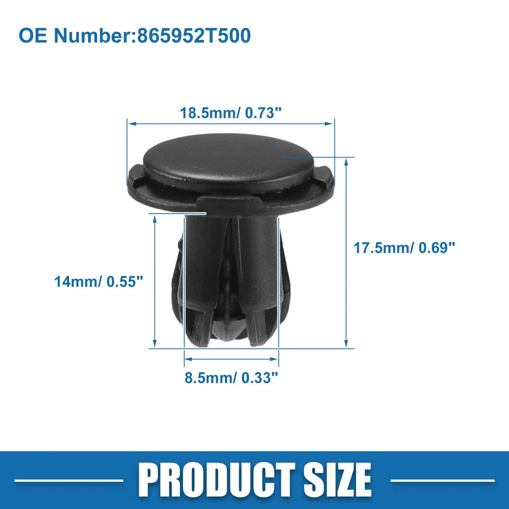 30 x Push-Type Retainer Clips for Hyundai Accent (2010-2017)