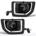 Set of 2 Smoked Lens Bumper Fog Lights for GMC Sierra 2500HD/3500HD (2015–2016)