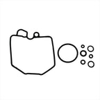 2X Carburetor Repair Kit for Honda CB400T (1978–1979)