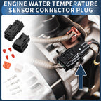 2 Pin Engine Water Temperature Sensor Connector Plug for Nissan 