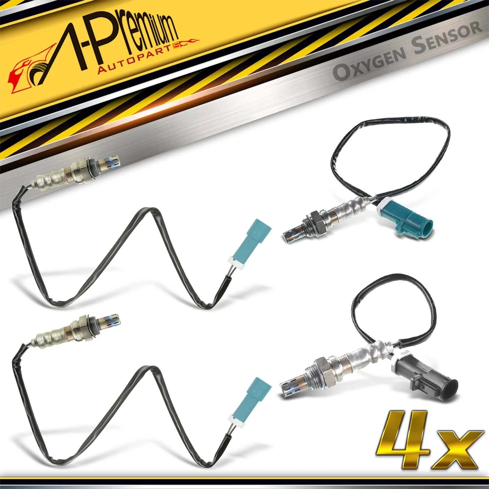 Set of 4 O2 Oxygen Sensors for Ford Escape (2001–2006)