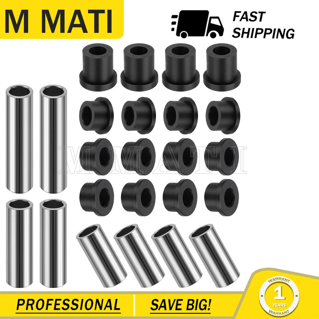 Bushing Kits for Club Car DS Front Leaf Spring & Upper A Arm (1992)