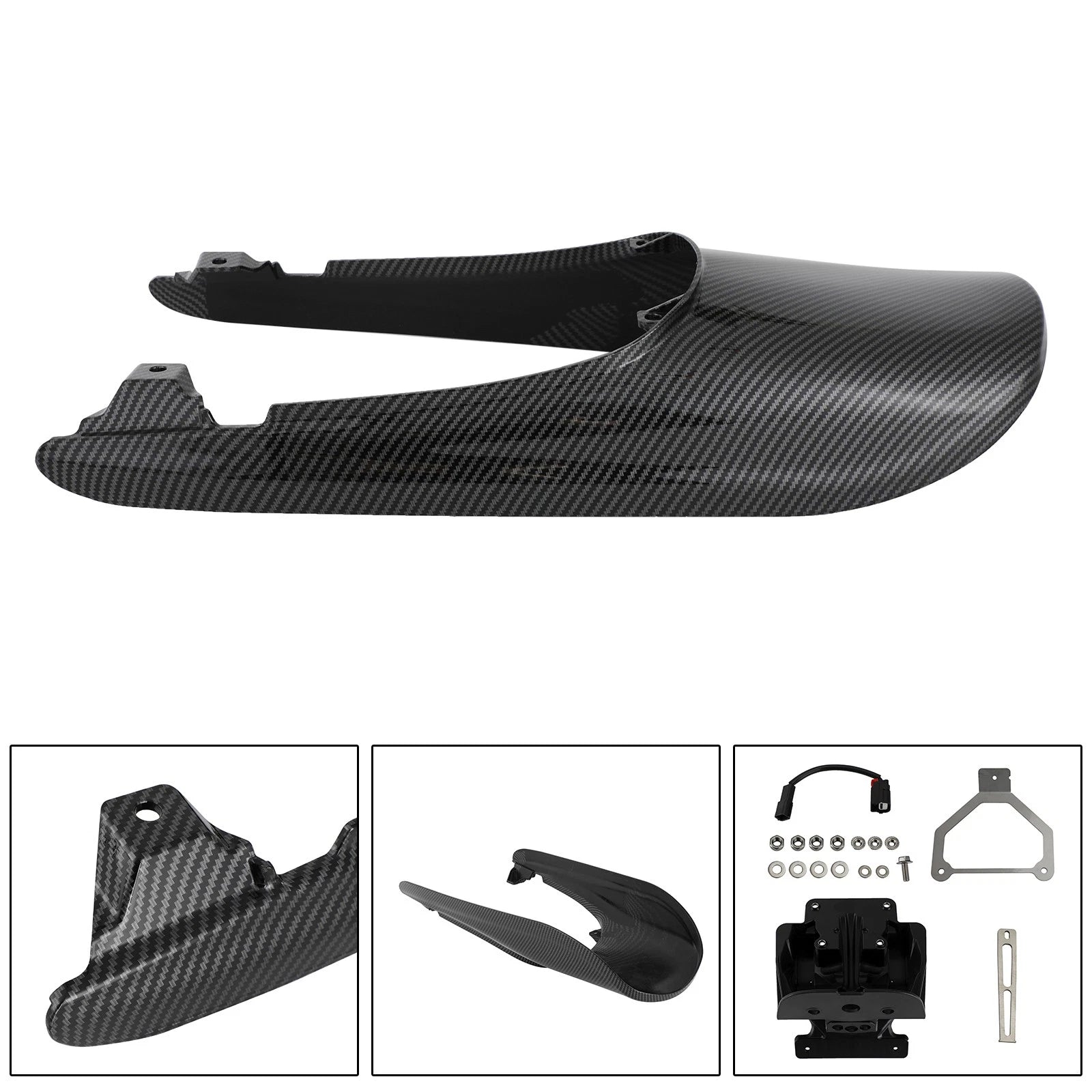 Tail Cowl Fairing + License Plate Bracket for Kawasaki Z900RS (2018–2022)