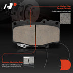 Ceramic Brake Pad Set for Toyota Tacoma and 4Runner (1995–1998, 2004)