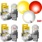 2X AUXITO 3157 LED Tail Brake Backup Reverse Signal Light Bulbs for
