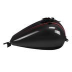 Fuel Gas Tank for Harley Touring CVO Glide (2008–Present) Dark Alloy/Black Denim