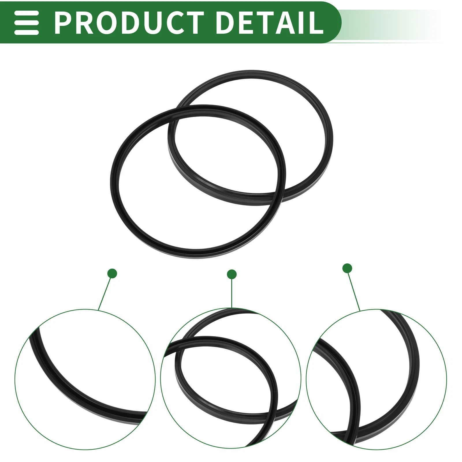 Set of 5 Oil Seal Rotary Shaft Seal NBR Rubber 115x125x6mm