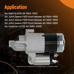 Starter Motor for Steiner 410 (12V 0.8kW, M2T43781, 17291N, 9 Teeth, CCW)