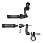 Diamond Arched FootPeg Kit for Harley Road King Sportster (1.25" Engine Guard)