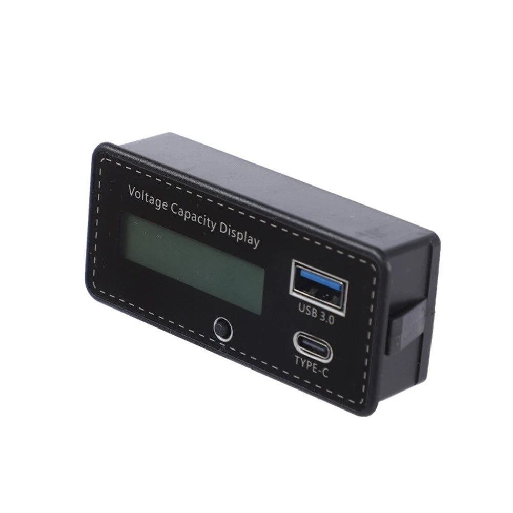 LCD Battery Monitor for Quick Setup (20 cm Power Cord)