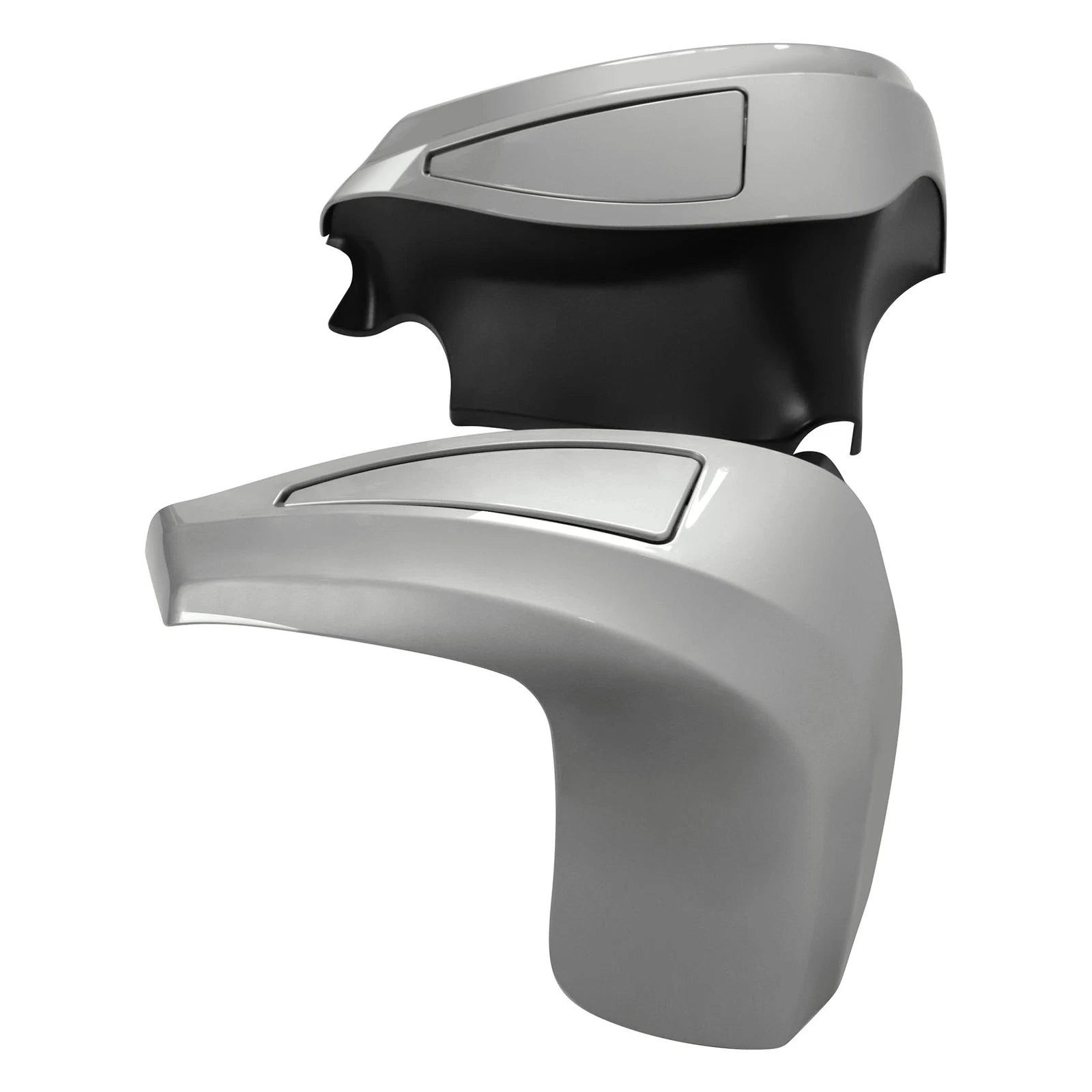 Lower Vented Fairings for Indian Roadmaster (2015–2024) Silver Quartz Metallic