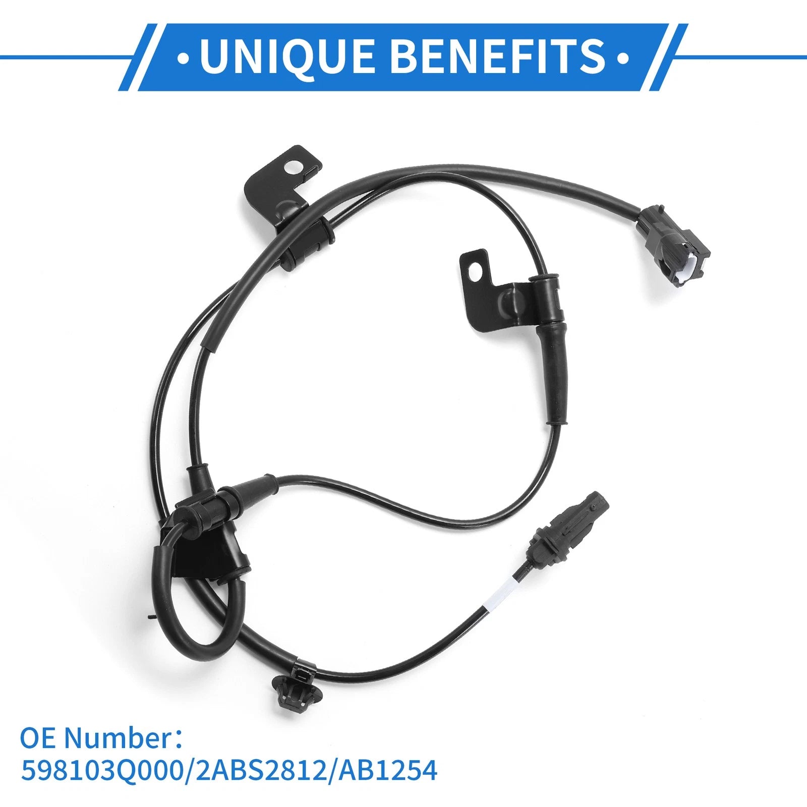 ABS Wheel Speed Sensor for Hyundai Sonata (No. 598103Q000, 2ABS2812)