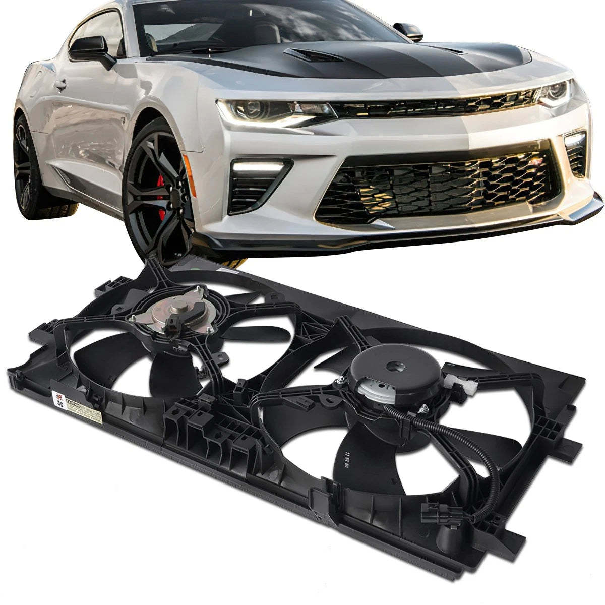 Dual Radiator Cooling Fan Shroud for Lancer Outlander (2008–2015) MI3115140
