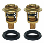 Thermostat Kit 2X for Johnson Evinrude Outboard (508626, 434841, 393659, 18-3543)